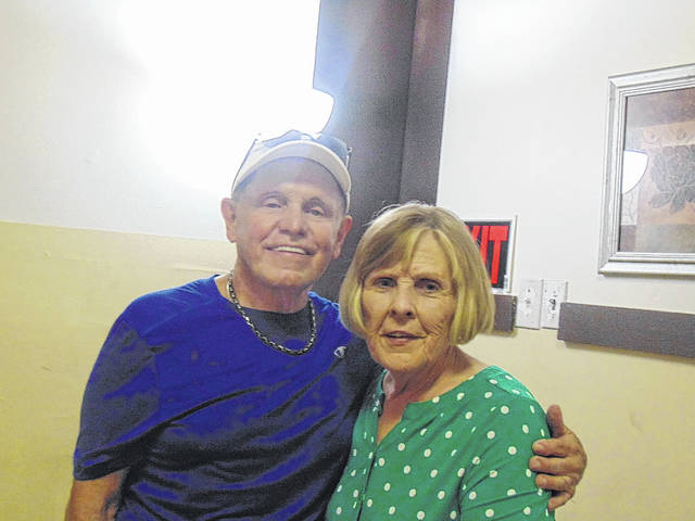 <p>Pastor Tim and Brenda Adams smile for the camera at the Summer Sendoff on August 28.</p>
<p>Hannah Barron | Anson Record</p>
