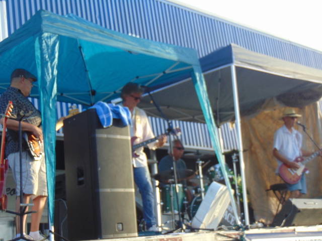 <p>Three Peace performs at the Summer Sendoff on August 28.</p>
<p>Hannah Barron | Anson Record</p>