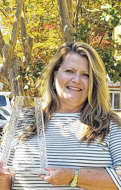 
			
				                                Pam Layfield receives District Administrative Professional of the Year.
                                 Contributed photo

			
		