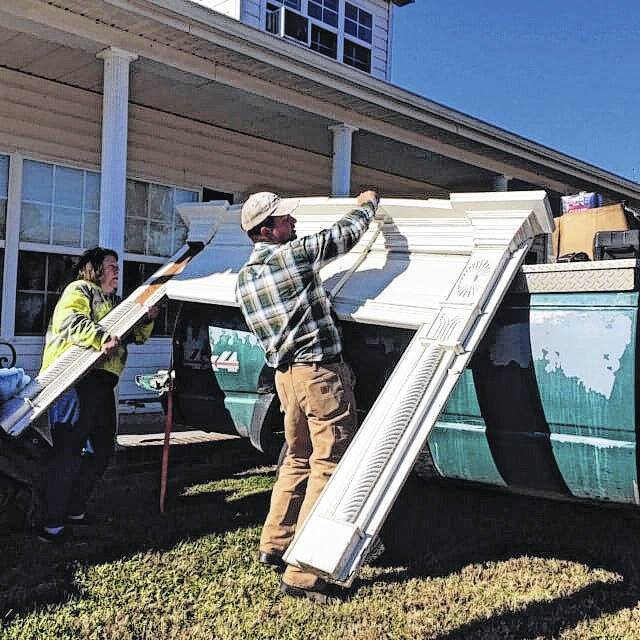 
			
				                                Austin Kirkland loads the returned mantle.
                                 Contributed photo

			
		