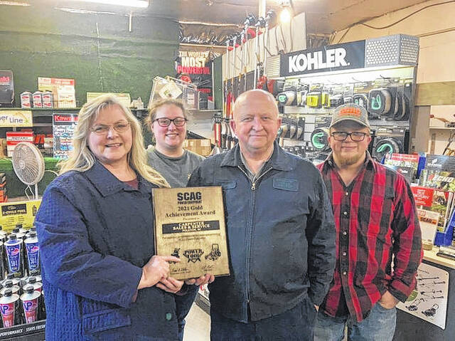 
			
				                                Carpenter Sales and Service has won the 2021 Gold Award.
                                 Contributed photo

			
		