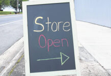 
			
				                                The chalkboard sign sits outside 1 Stop Shop.
                                 Hannah Barron | Anson Record

			
		