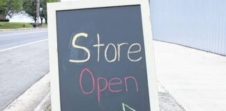 
			
				                                The chalkboard sign sits outside 1 Stop Shop.
                                 Hannah Barron | Anson Record

			
		