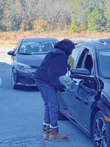 144 families blessed with a turkey by Harvest Ministries