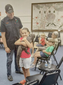 Reptile 101 takes over Hampton B. Allen Library