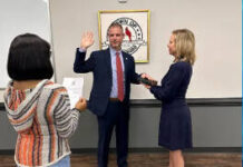 
			
				                                Chief Brandon Chewning was sworn in Dec. 22 with family, friends and officers in attendance.
                                 File photo

			
		