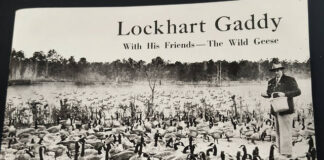 
			
				                                Lockhart Gaddy With His Friends the Wild Geese is a treasure trove of local tales and information about Gaddy Pond
                                 Contributed courtesy of JD Bricken

			
		