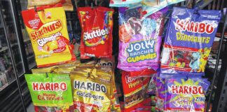 
			
				                                Many candies contain Red No. 40, Yellow No. 5 and Yellow No. 6. They are among the food dyes banned in West Virginia by a measure signed into law in March. (Photo by Carol Johnson/Stateline)
 
			
		